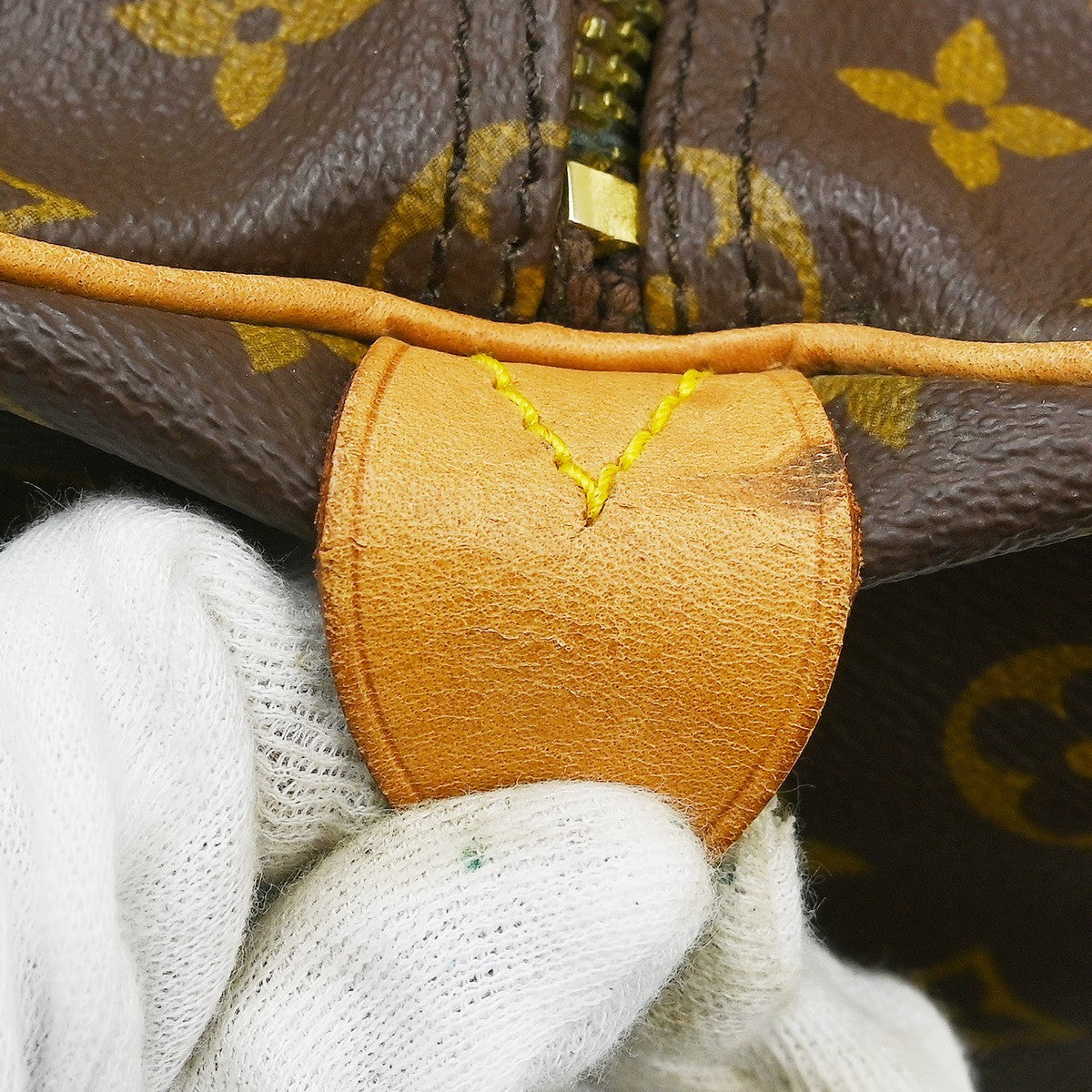 Louis Vuitton Keepall Bag Monogram Canvas Brown Canvas Travel Bag Bag (Pre-Owned)