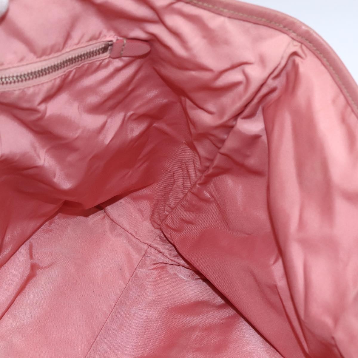 Prada Vintage Tote Tessuto Pink Nylon Tote Bag Bag (Pre-Owned)
