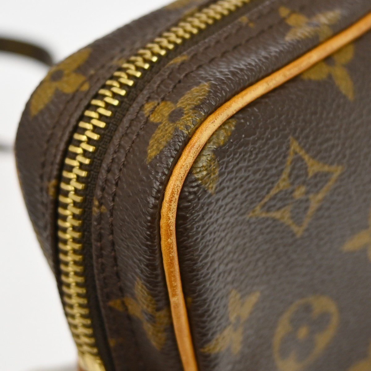 Louis Vuitton Pochette Marly Bandouliere Bag Monogram Canvas Brown Canvas Shoulder Bag Bag (Pre-Owned)