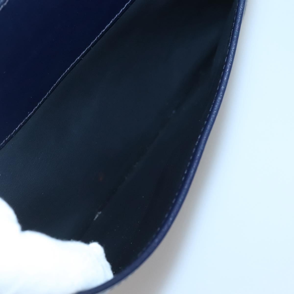 Celine Clutch Bag Canvas Navy Canvas Clutche & Pouche Bag (Pre-Owned)