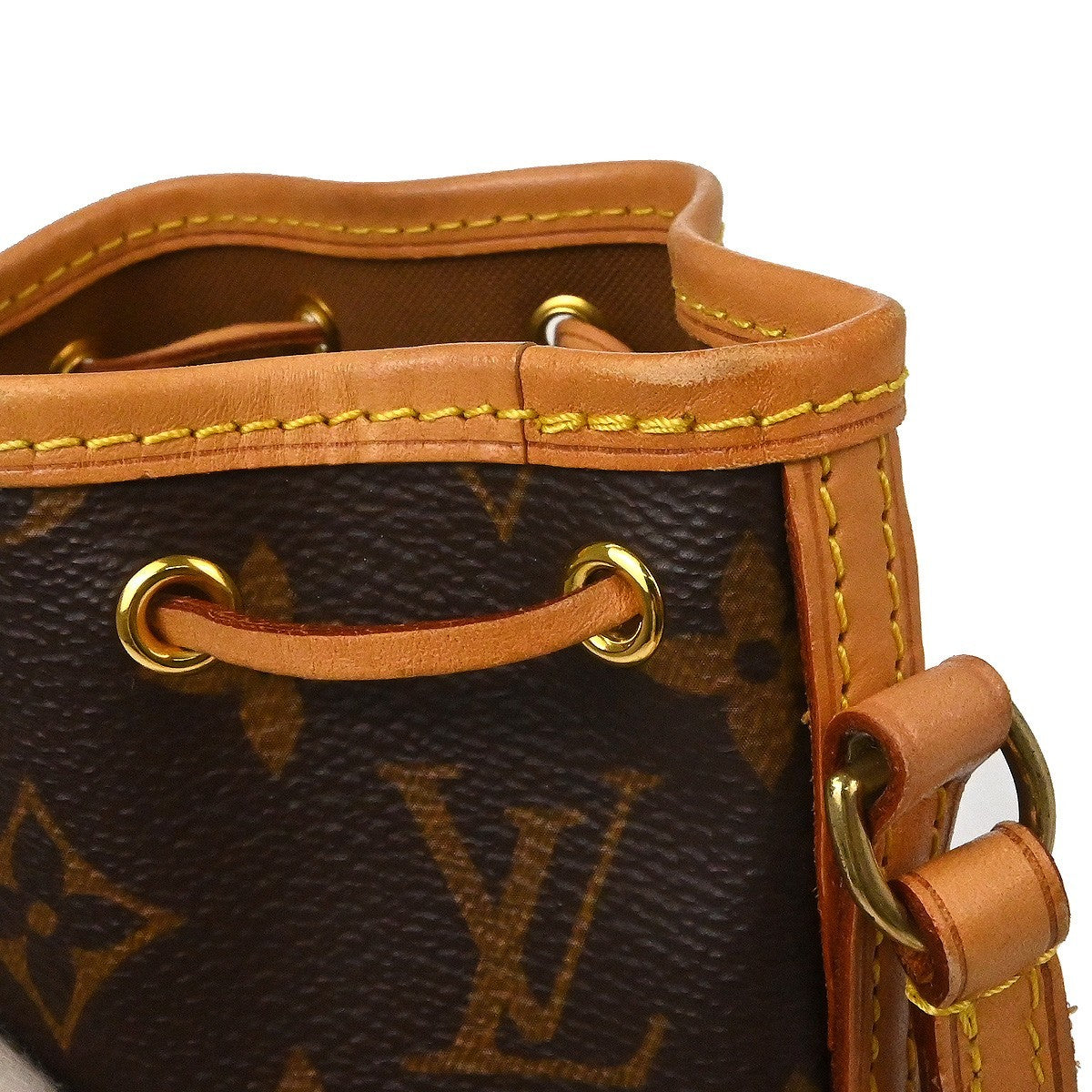 Louis Vuitton Noe Handbag Monogram Canvas Brown Canvas Shoulder Bag Bag (Pre-Owned)