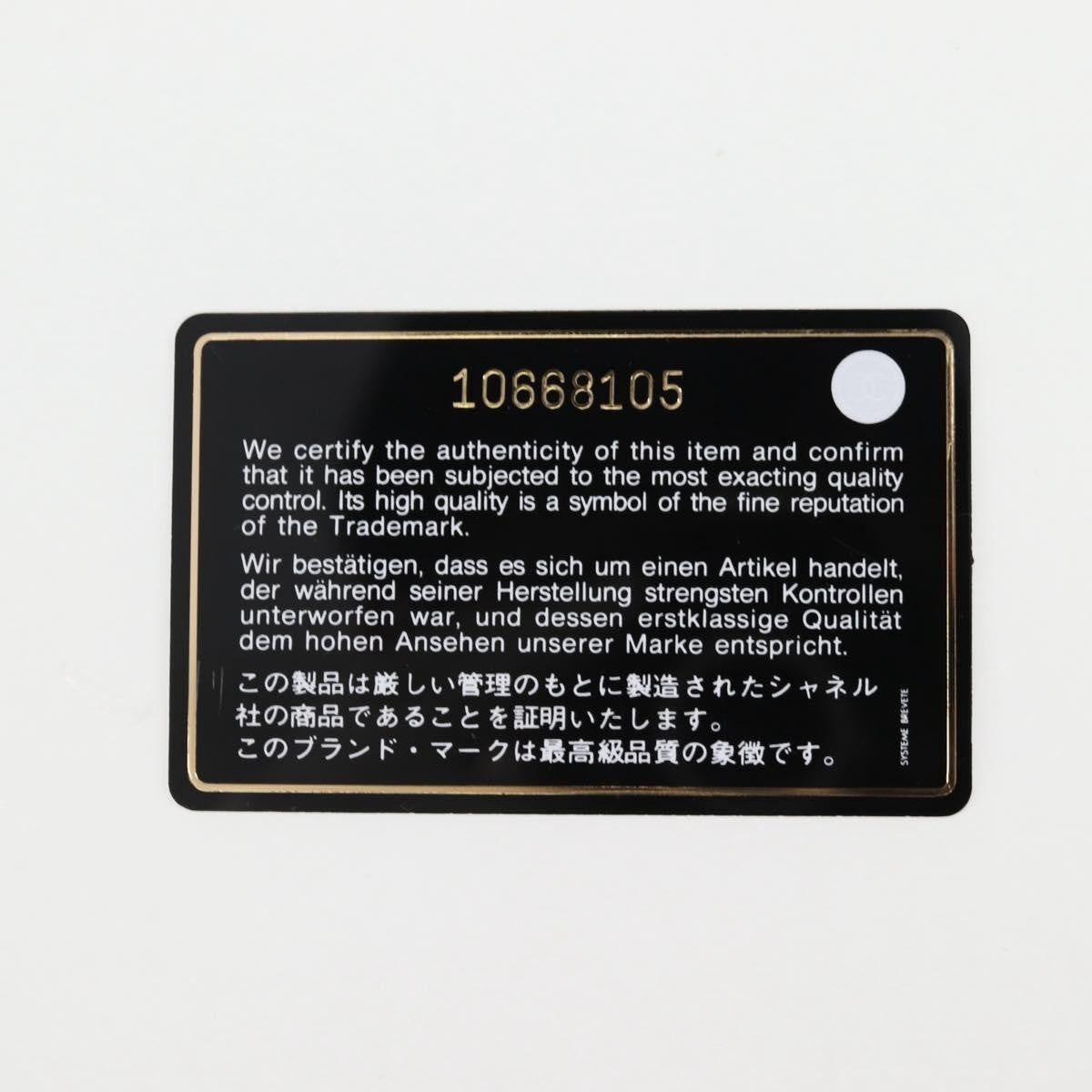 Chanel Chain Flap Shoulder Bag Quilted Nylon Black Nylon Shoulder Bag Bag (Pre-Owned)