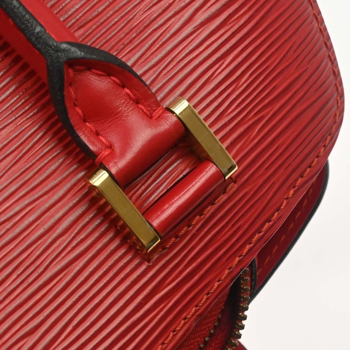 Louis Vuitton Pont Neuf Handbag Epi Leather Red Leather Handbag (Pre-Owned)