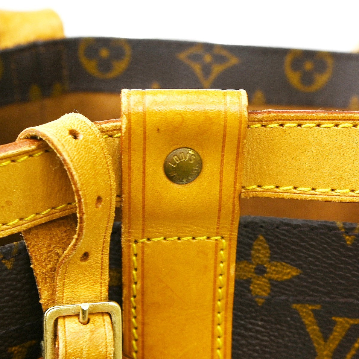 Louis Vuitton Randonnee Backpack Monogram Canvas Brown Canvas Shoulder Bag Bag (Pre-Owned)