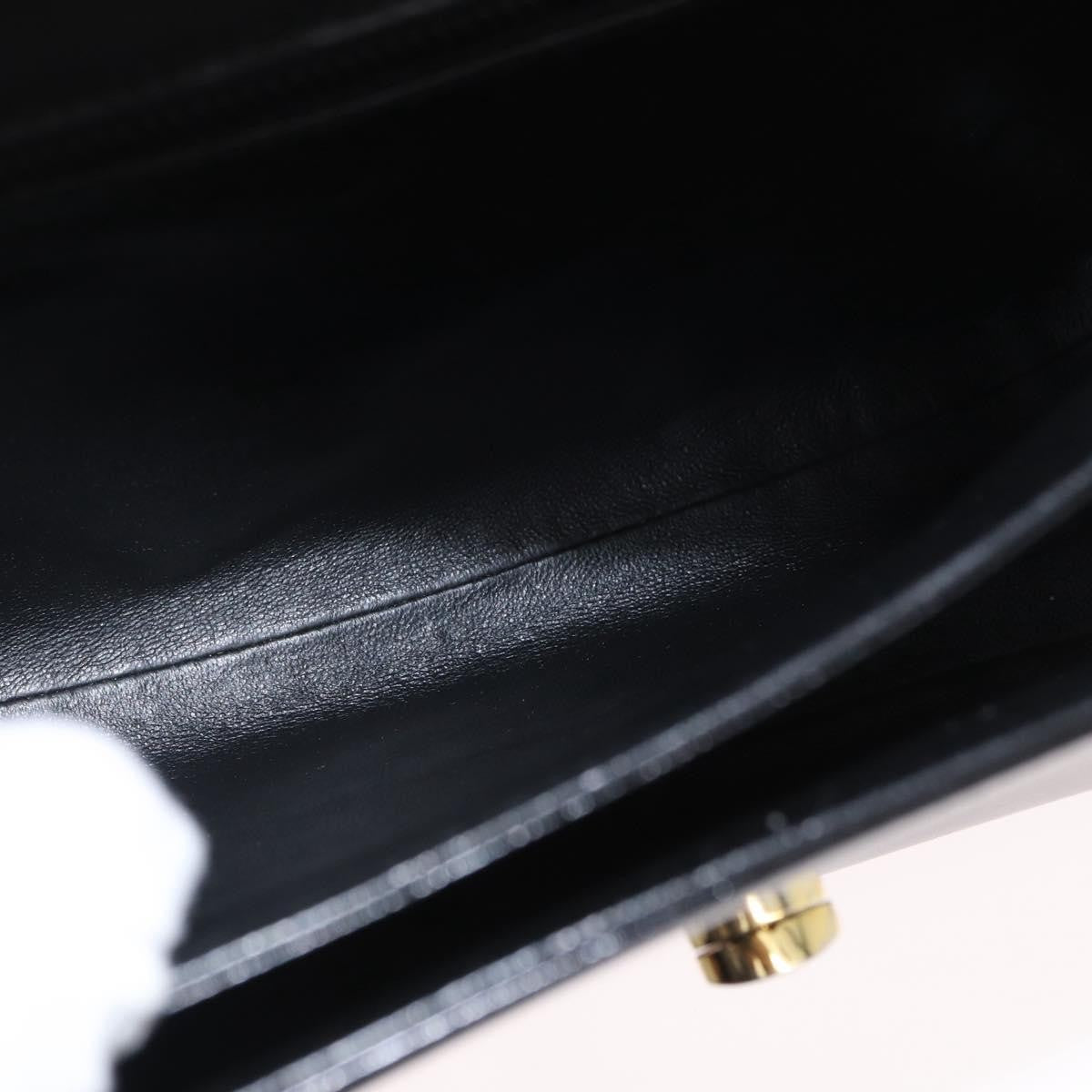 Bally Handbag Leather Black Leather Handbag (Pre-Owned)