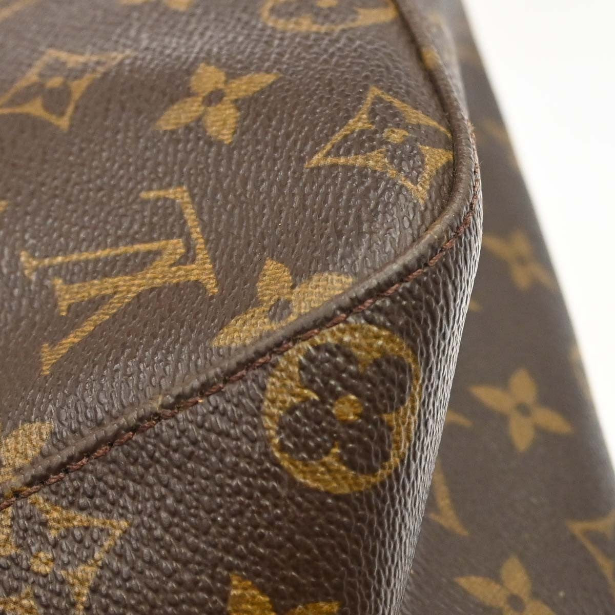 Louis Vuitton Monogram Looping Handbag Monogram Canvas Brown Canvas Shoulder Bag Bag (Pre-Owned)