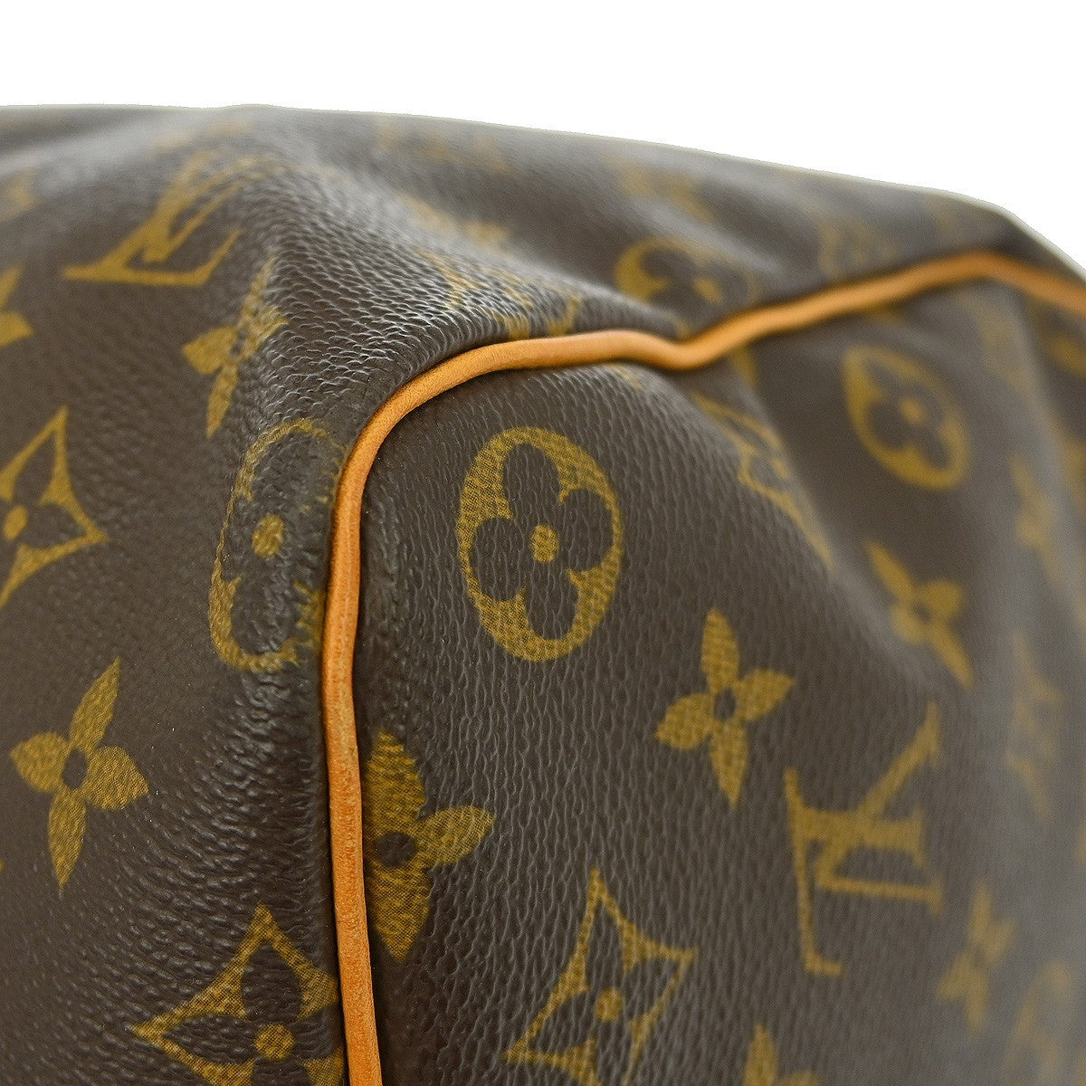 Louis Vuitton Speedy Handbag Monogram Canvas Brown Canvas Handbag (Pre-Owned)