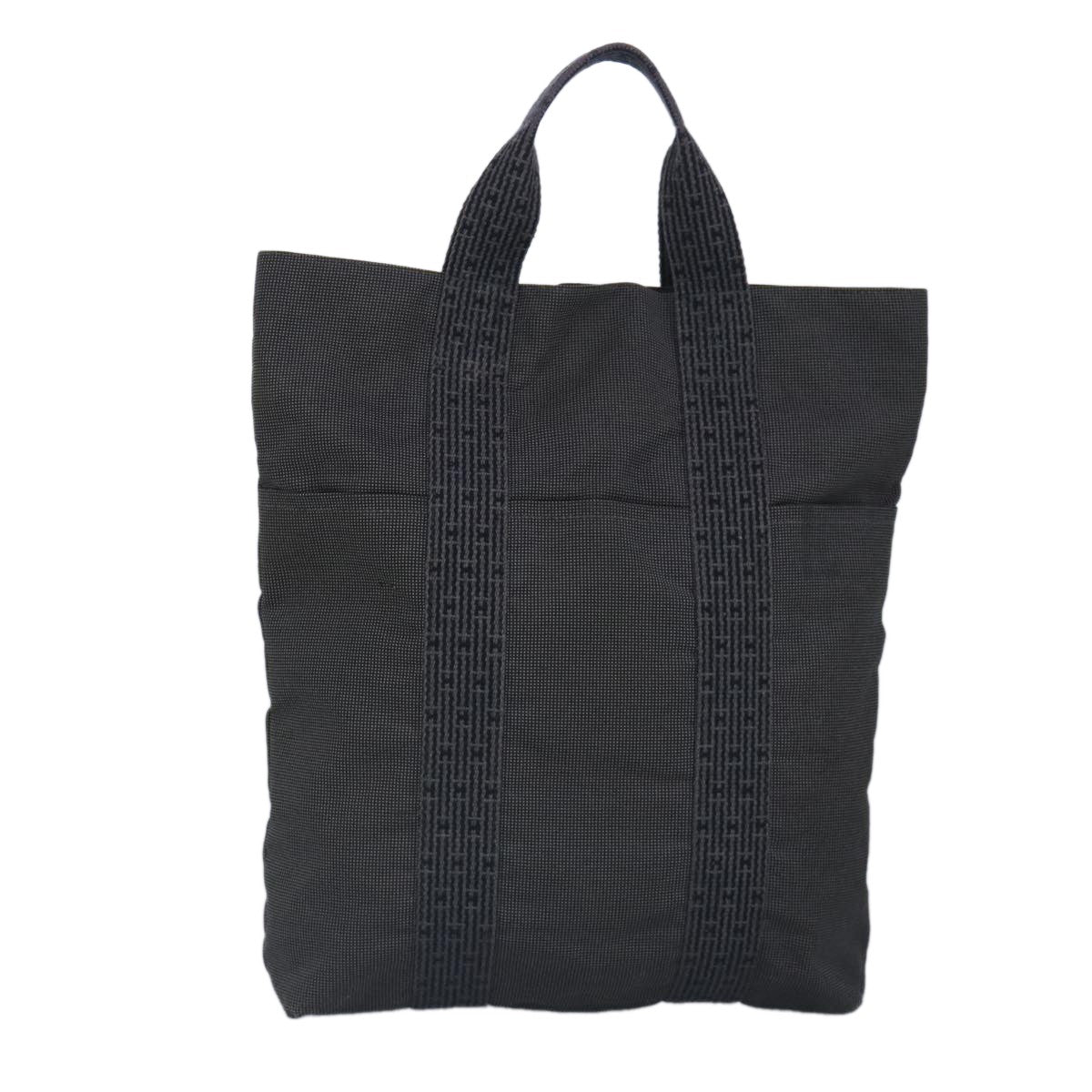 Hermes Fourre-Tout Herline Fourre-Tout Herline Gray Nylon Tote Bag Bag (Pre-Owned)