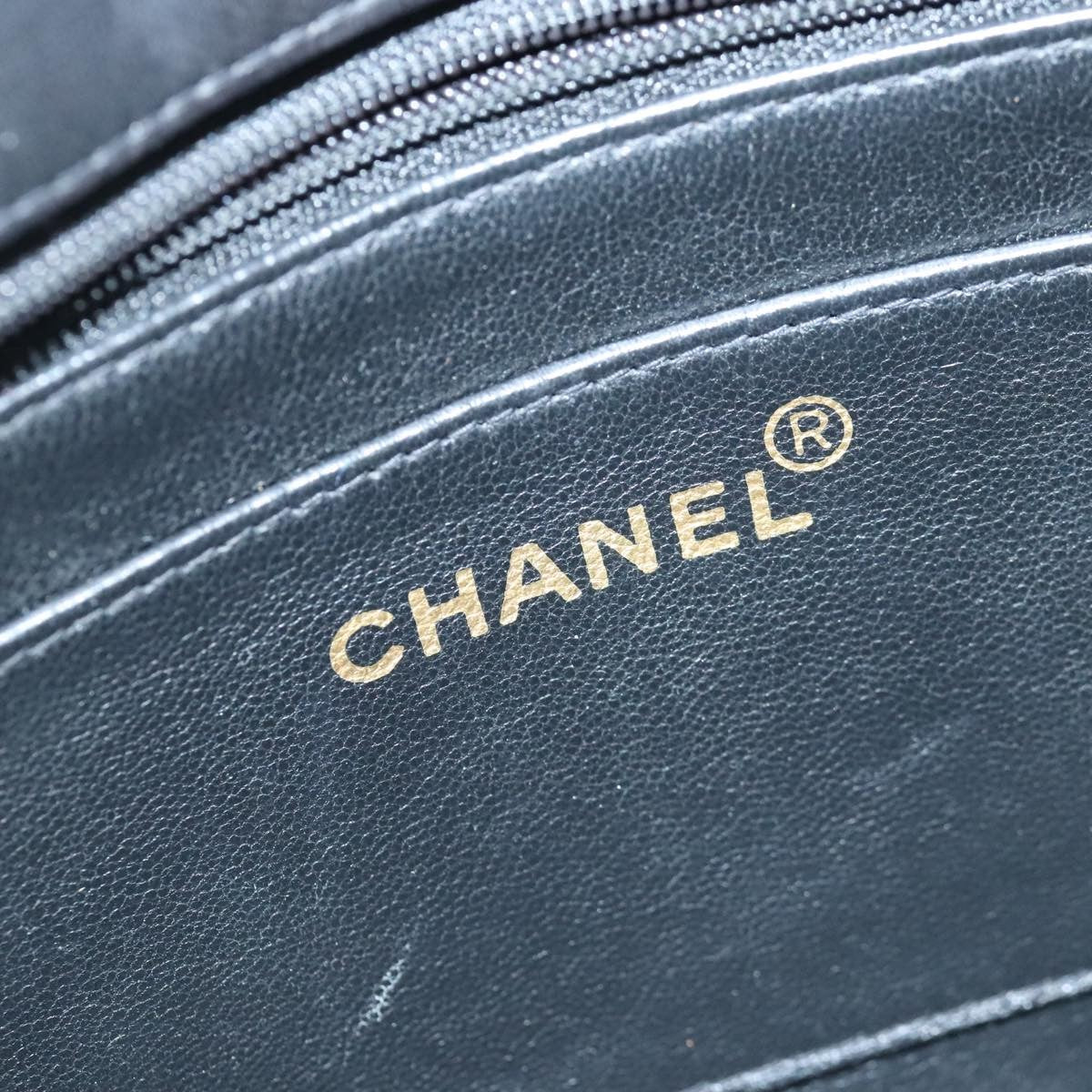 Chanel Vintage So Black Diana Flap Bag Quilted Patent Black Patent_Leather Shoulder Bag Bag (Pre-Owned)