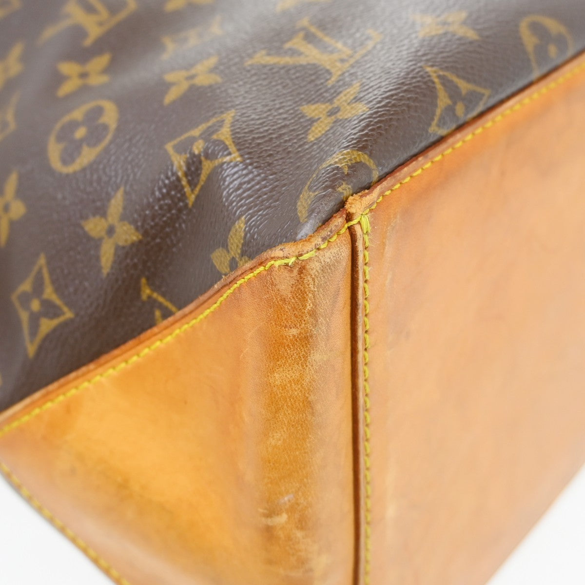 Louis Vuitton Cabas Mezzo Monogram Canvas Brown Canvas Tote Bag Bag (Pre-Owned)