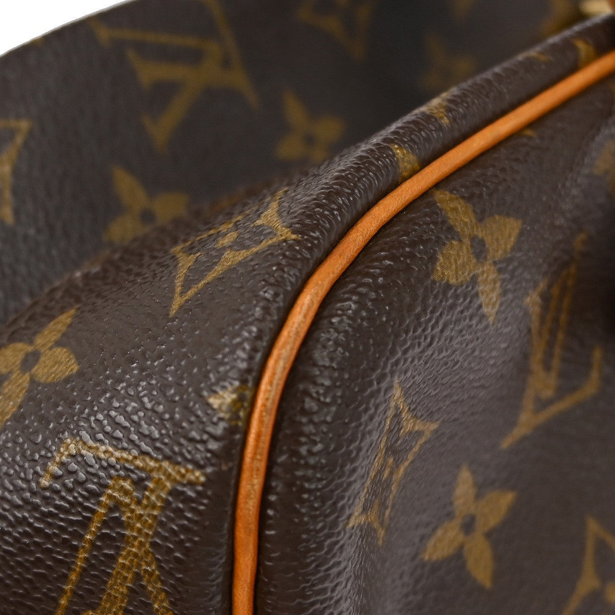 Louis Vuitton Cite Handbag Monogram Canvas Brown Canvas Shoulder Bag Bag (Pre-Owned)