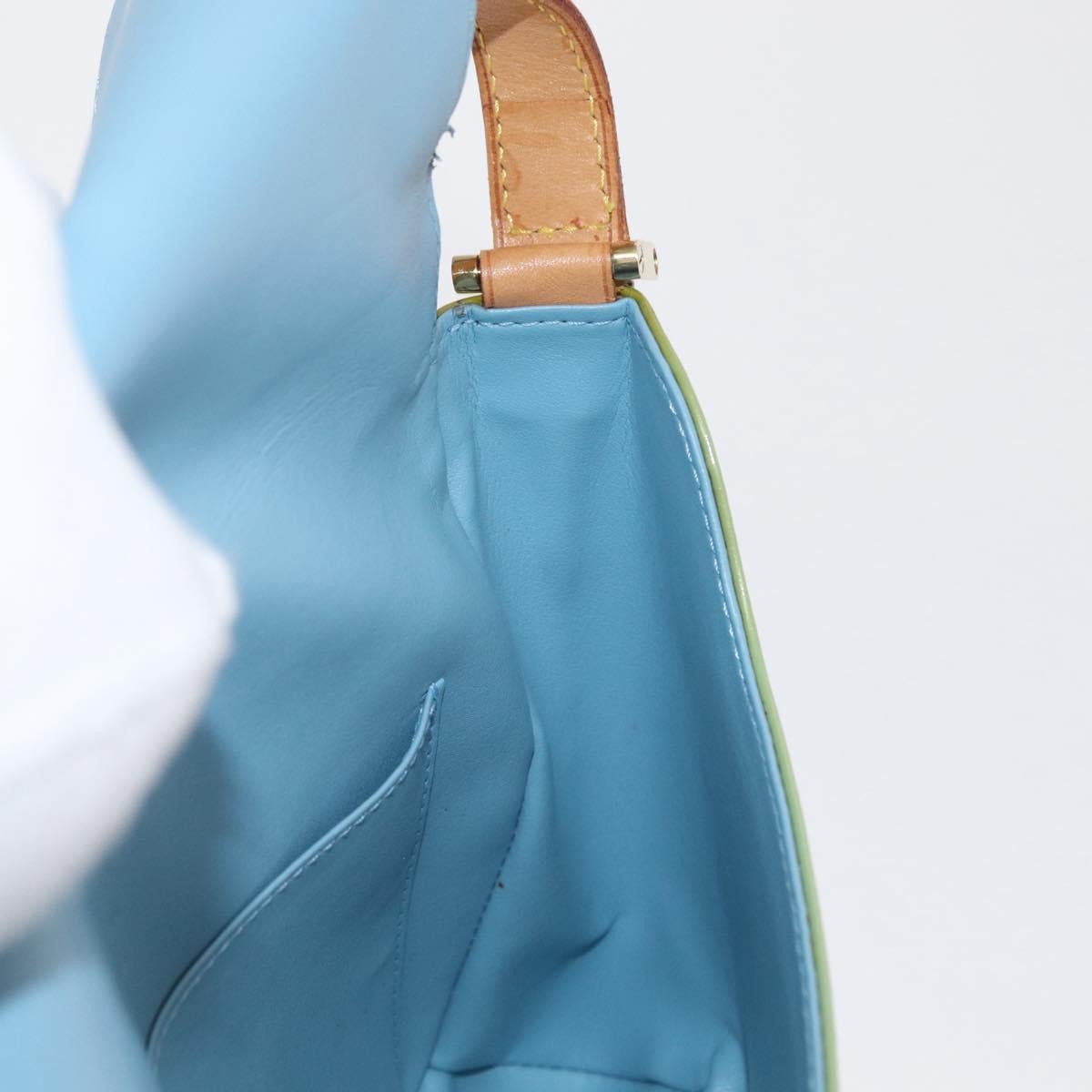 Louis Vuitton Thompson Street Handbag Monogram Vernis Green Patent_Leather Shoulder Bag Bag (Pre-Owned)