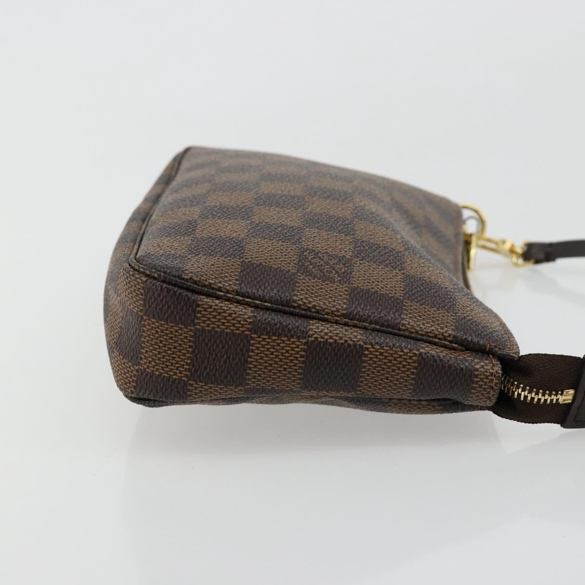 Louis Vuitton Pochette Accessoires Nm Damier Brown Canvas Clutche & Pouche Bag (Pre-Owned)