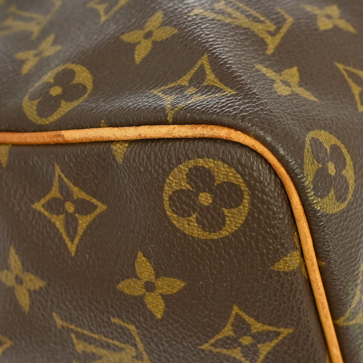 Louis Vuitton Speedy Handbag Monogram Canvas Brown Canvas Handbag (Pre-Owned)