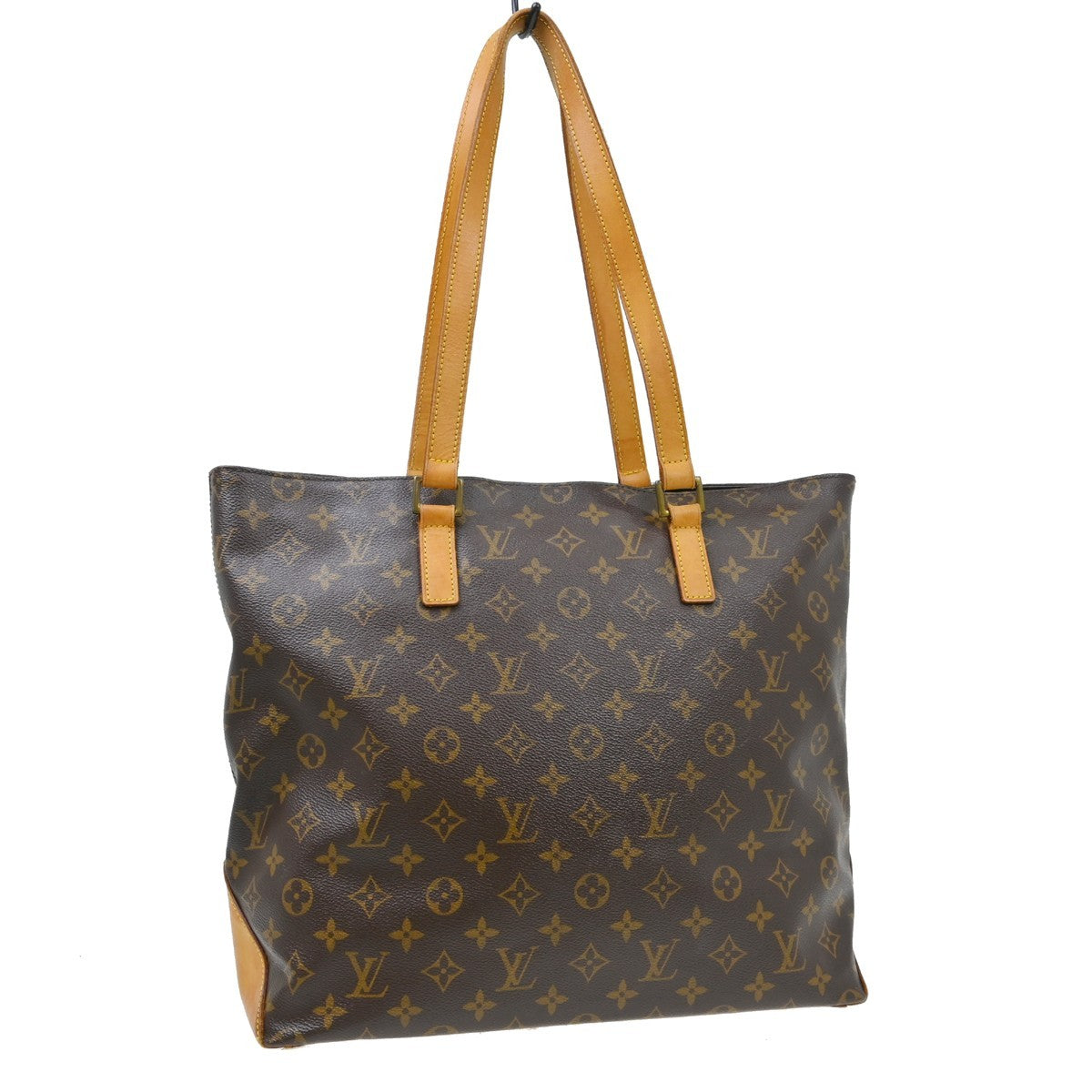 Louis Vuitton Cabas Mezzo Monogram Canvas Brown Canvas Tote Bag Bag (Pre-Owned)