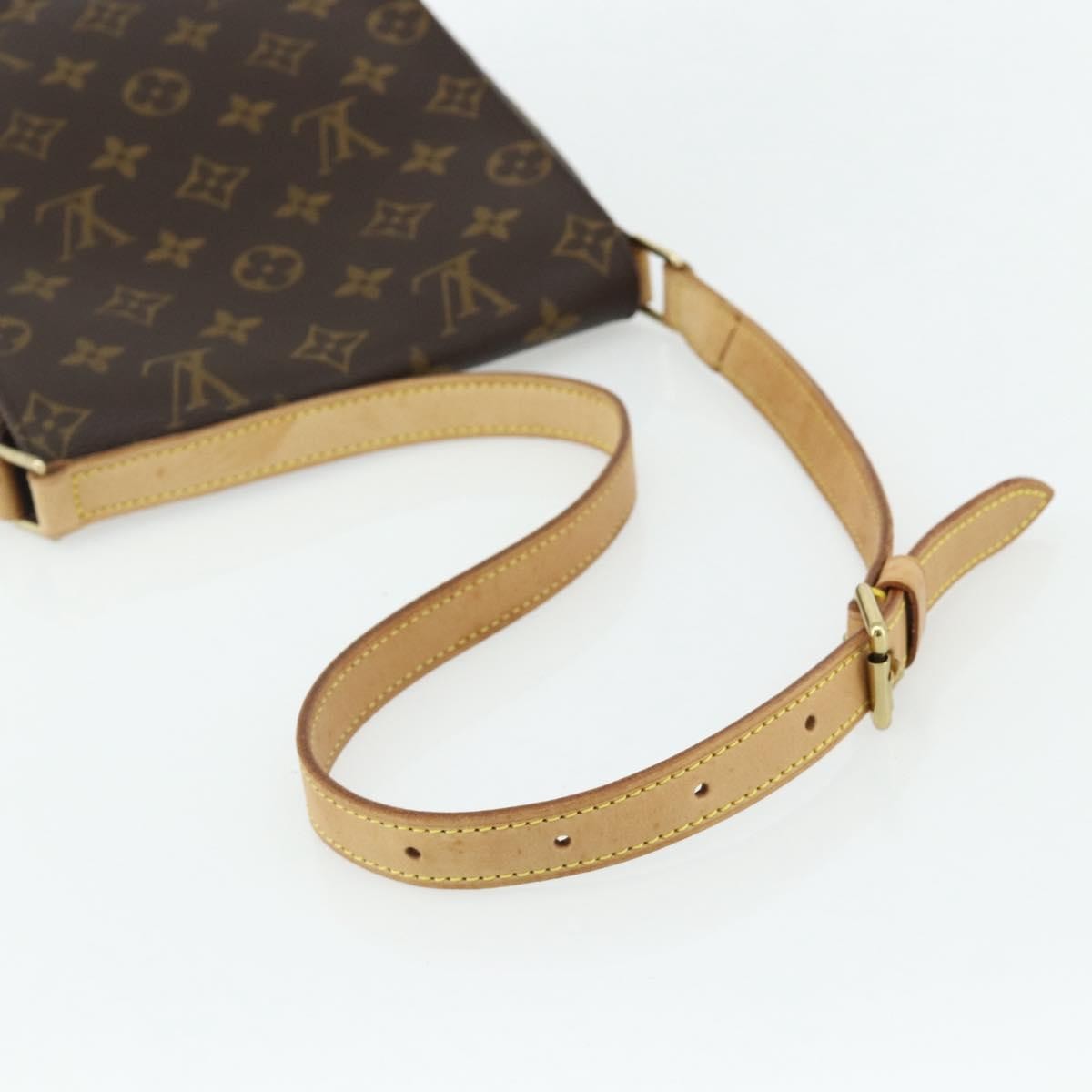 Louis Vuitton Musette Salsa Handbag Monogram Canvas Brown Canvas Shoulder Bag Bag (Pre-Owned)