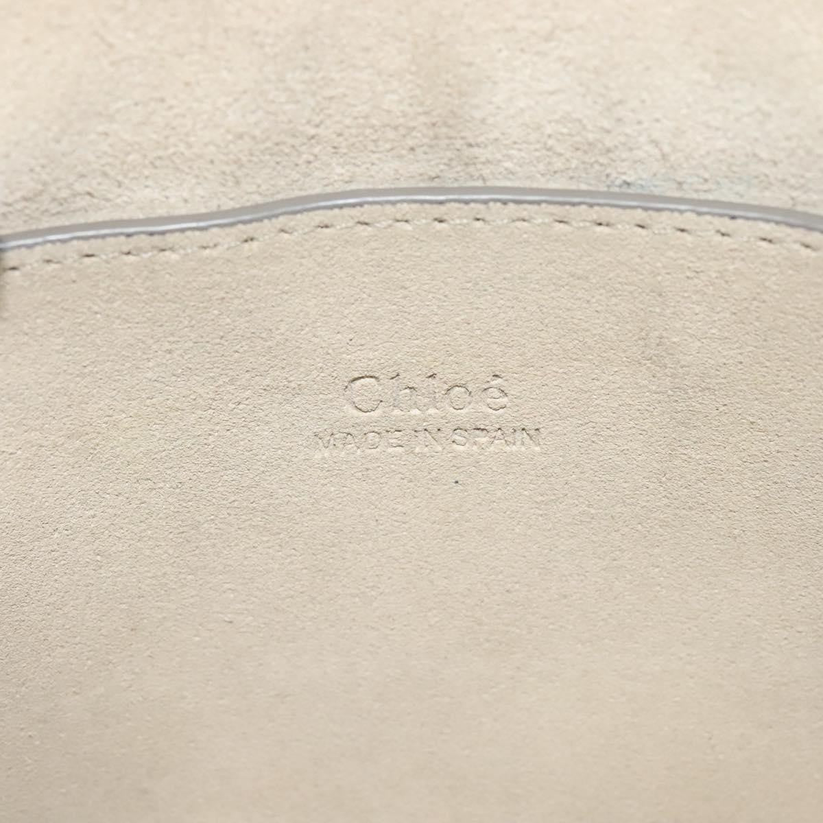 Chloe Faye Crossbody Leather And Suede Blue Suede Handbag (Pre-Owned)