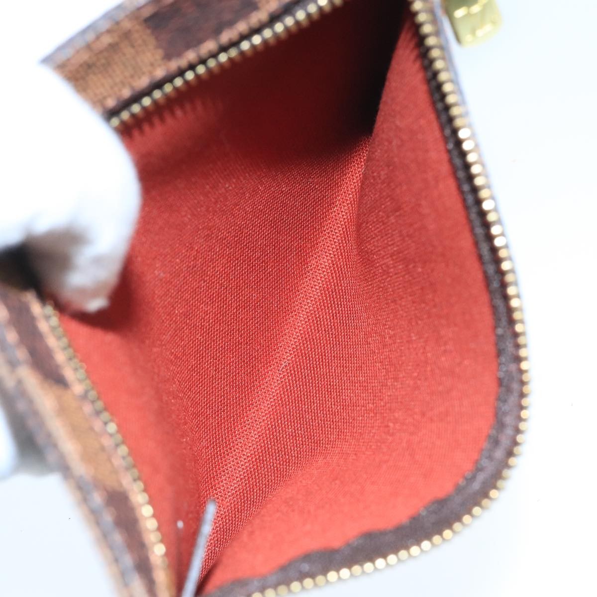 Louis Vuitton Clifton Pouch Damier Brown Canvas Clutche & Pouche Bag (Pre-Owned)