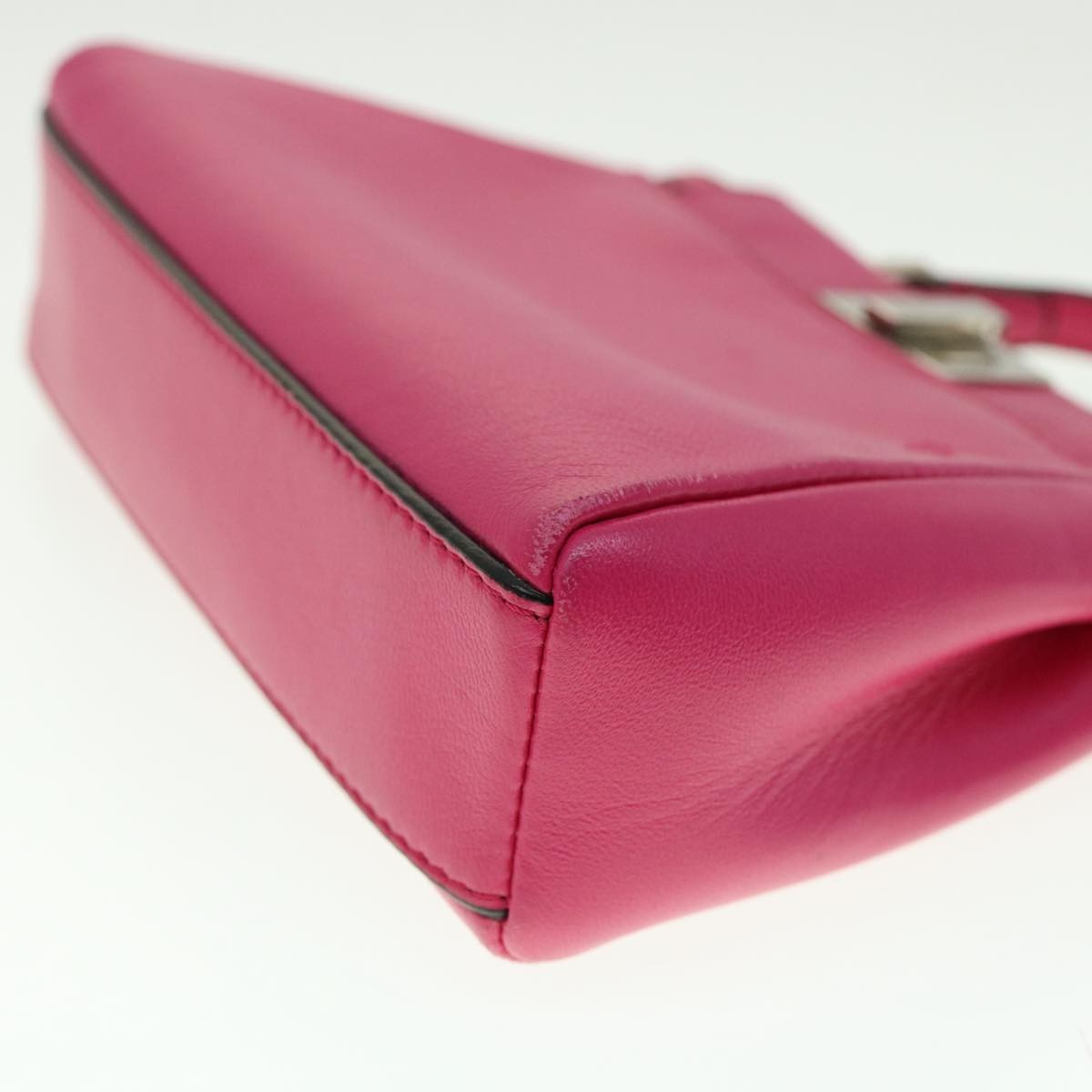 Fendi Peekaboo Bag Leather Pink Leather Handbag (Pre-Owned)
