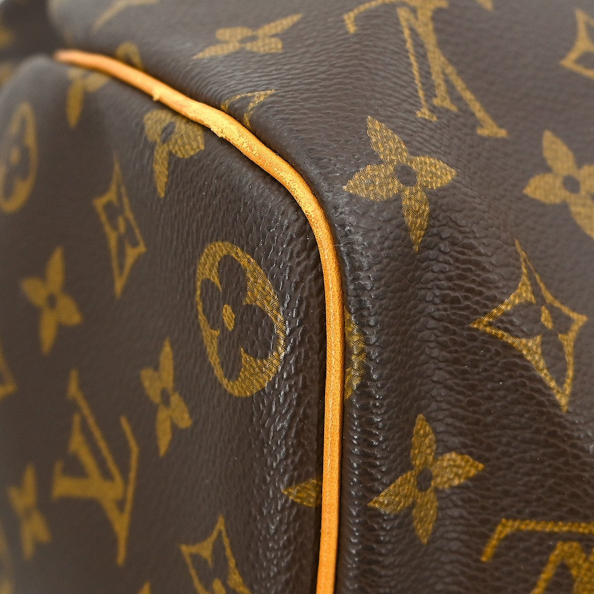 Louis Vuitton Keepall Bag Monogram Canvas Brown Canvas Travel Bag Bag (Pre-Owned)