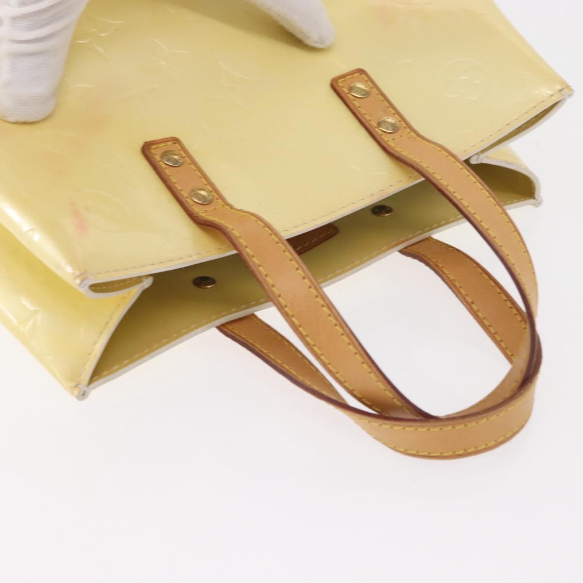 Louis Vuitton Reade Handbag Monogram Vernis Beige Patent_Leather Tote Bag Bag (Pre-Owned)