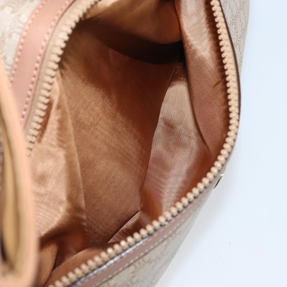 Celine C Macadam Pouch Canvas Beige Pvc Clutche & Pouche Bag (Pre-Owned)