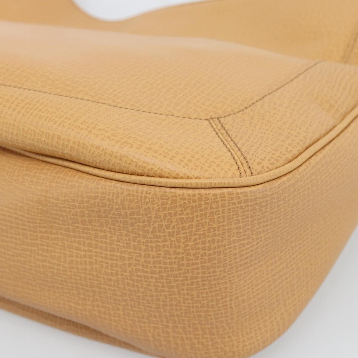 Loewe Vintage Shoulder Bag Canvas Beige Leather Shoulder Bag Bag (Pre-Owned)