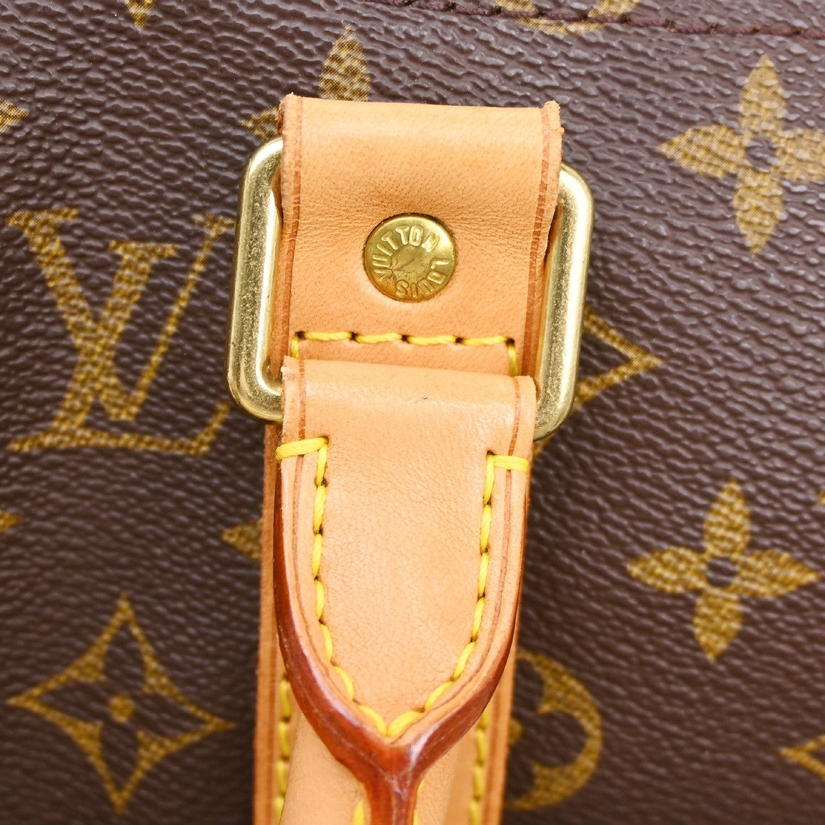 Louis Vuitton Keepall Bag Monogram Canvas Brown Canvas Travel Bag Bag (Pre-Owned)