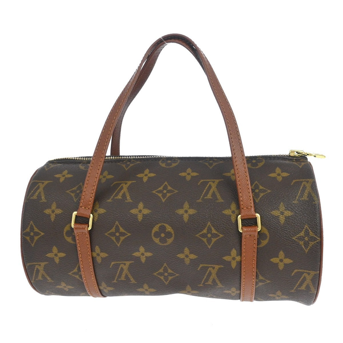 Louis Vuitton Papillon Handbag Monogram Canvas Brown Canvas Handbag (Pre-Owned)