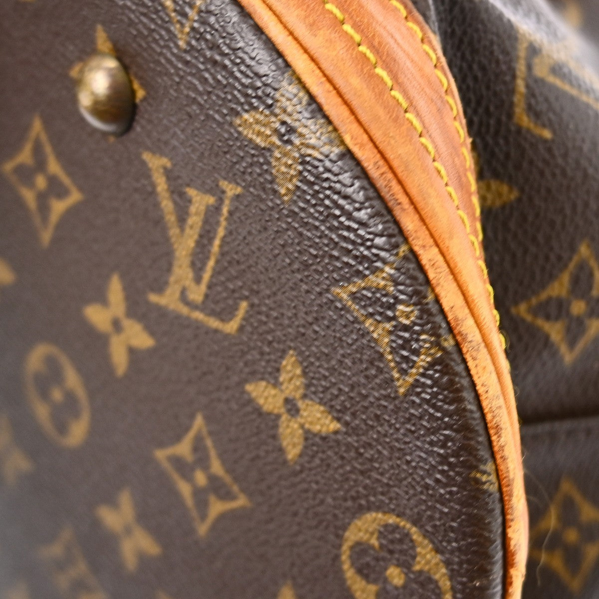 Louis Vuitton Bucket Bag Monogram Canvas Brown Canvas Handbag (Pre-Owned)