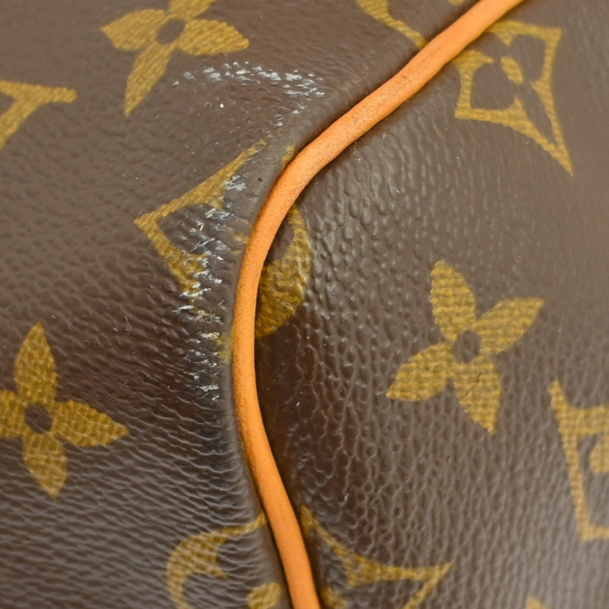 Louis Vuitton Keepall Bag Monogram Canvas Brown Canvas Travel Bag Bag (Pre-Owned)