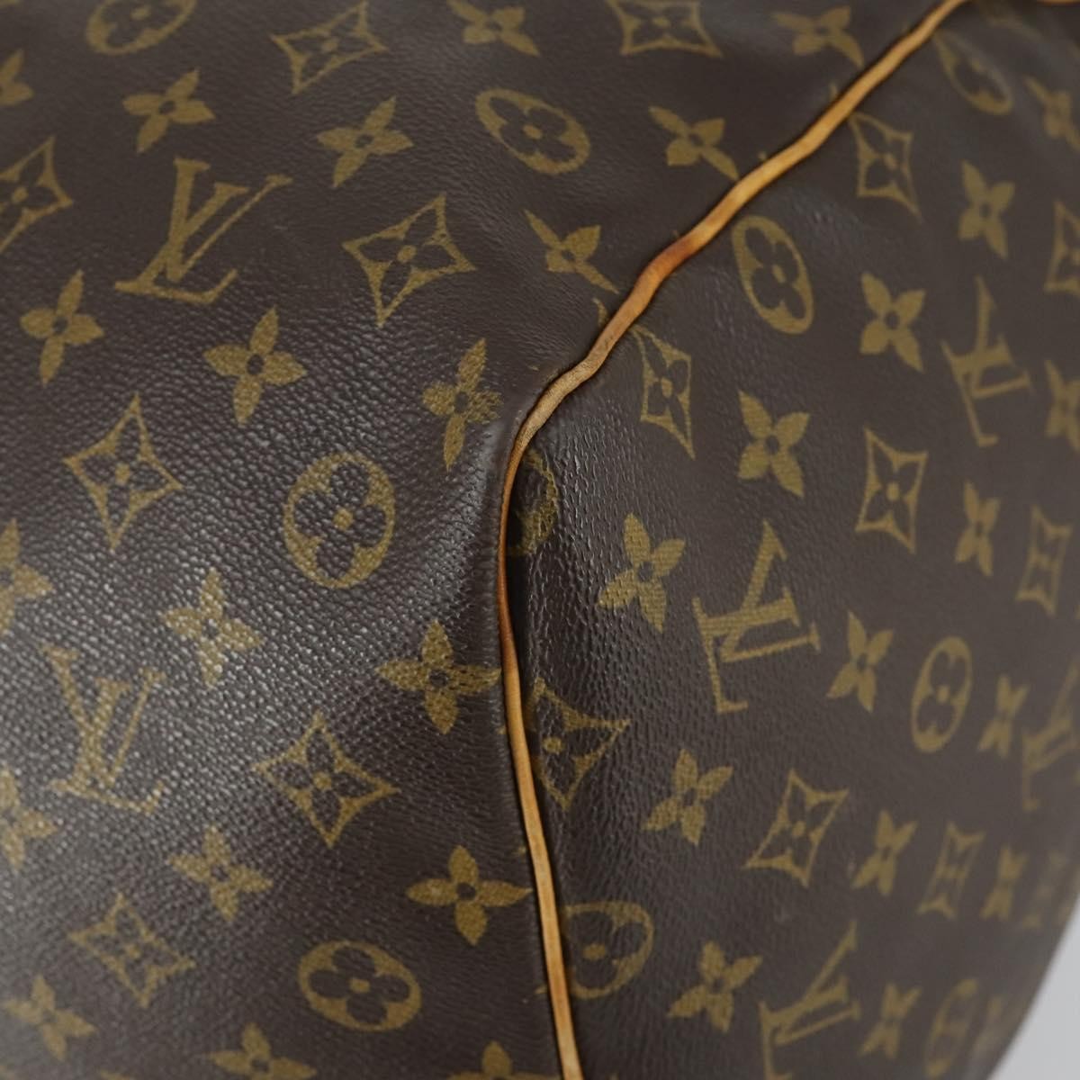 Louis Vuitton Keepall Bag Monogram Canvas Brown Canvas Travel Bag Bag (Pre-Owned)