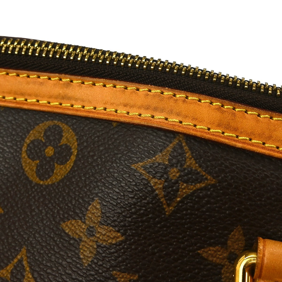 Louis Vuitton Retiro Handbag Monogram Canvas Brown Canvas Handbag (Pre-Owned)