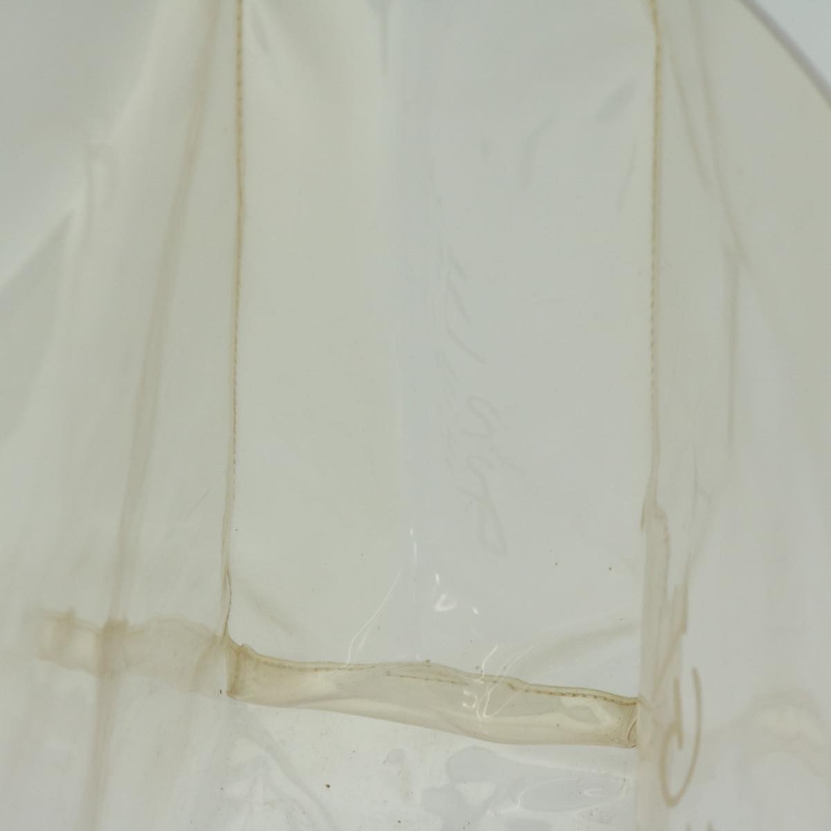 Hermes Kelly Souvenir Bag Vinyl Clear Plastic Handbag (Pre-Owned)