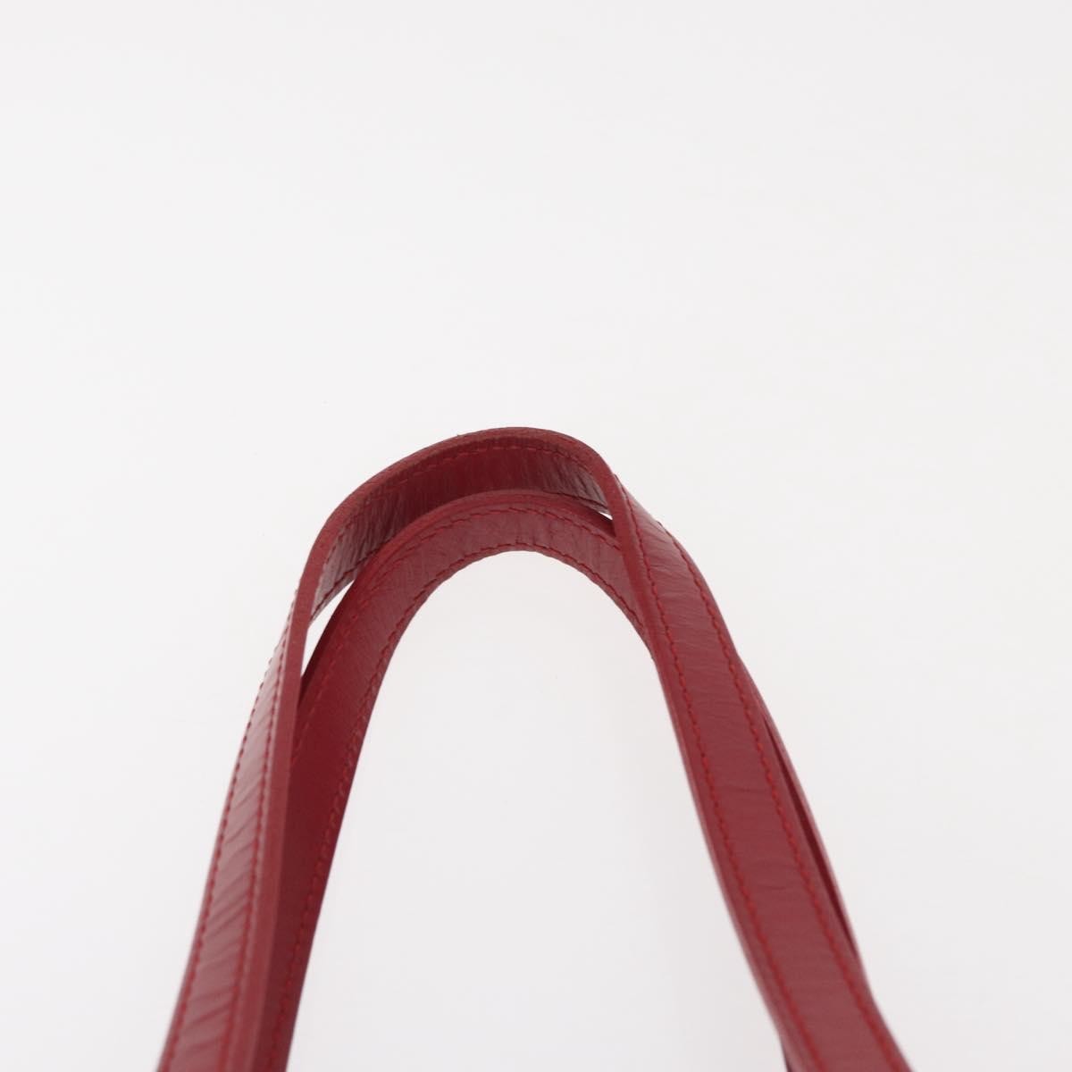 Louis Vuitton Bucket Bag Epi Leather Red Leather Shoulder Bag Bag (Pre-Owned)