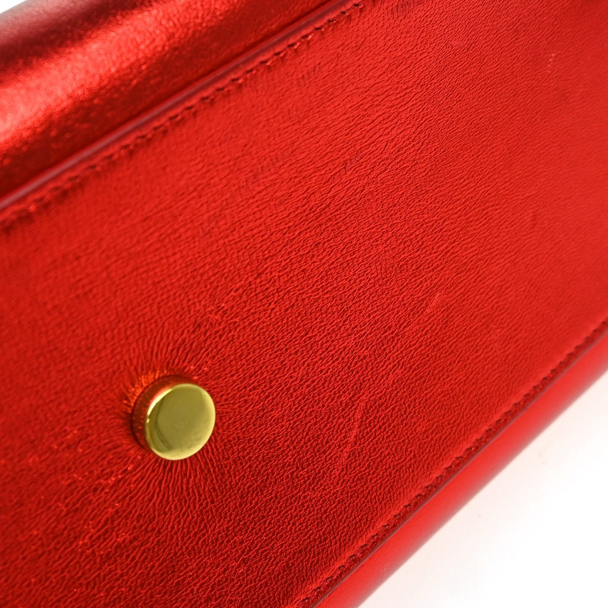 Saint Laurent Sac De Jour Bag Leather Red Leather Handbag (Pre-Owned)