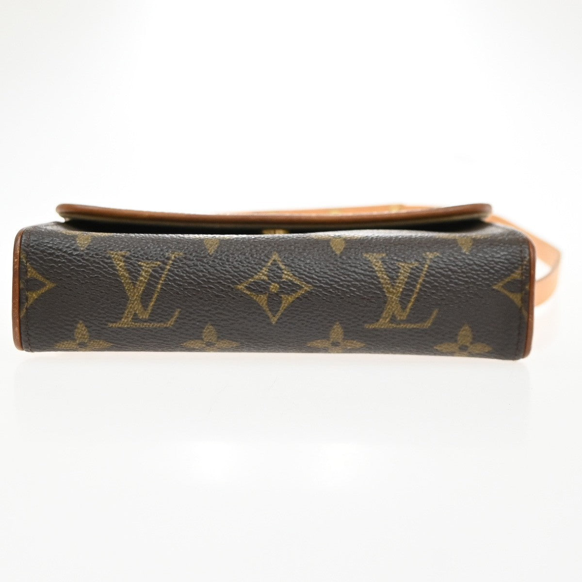 Louis Vuitton Florentine Waist Bag Monogram Canvas Brown Canvas Clutche & Pouche Bag (Pre-Owned)
