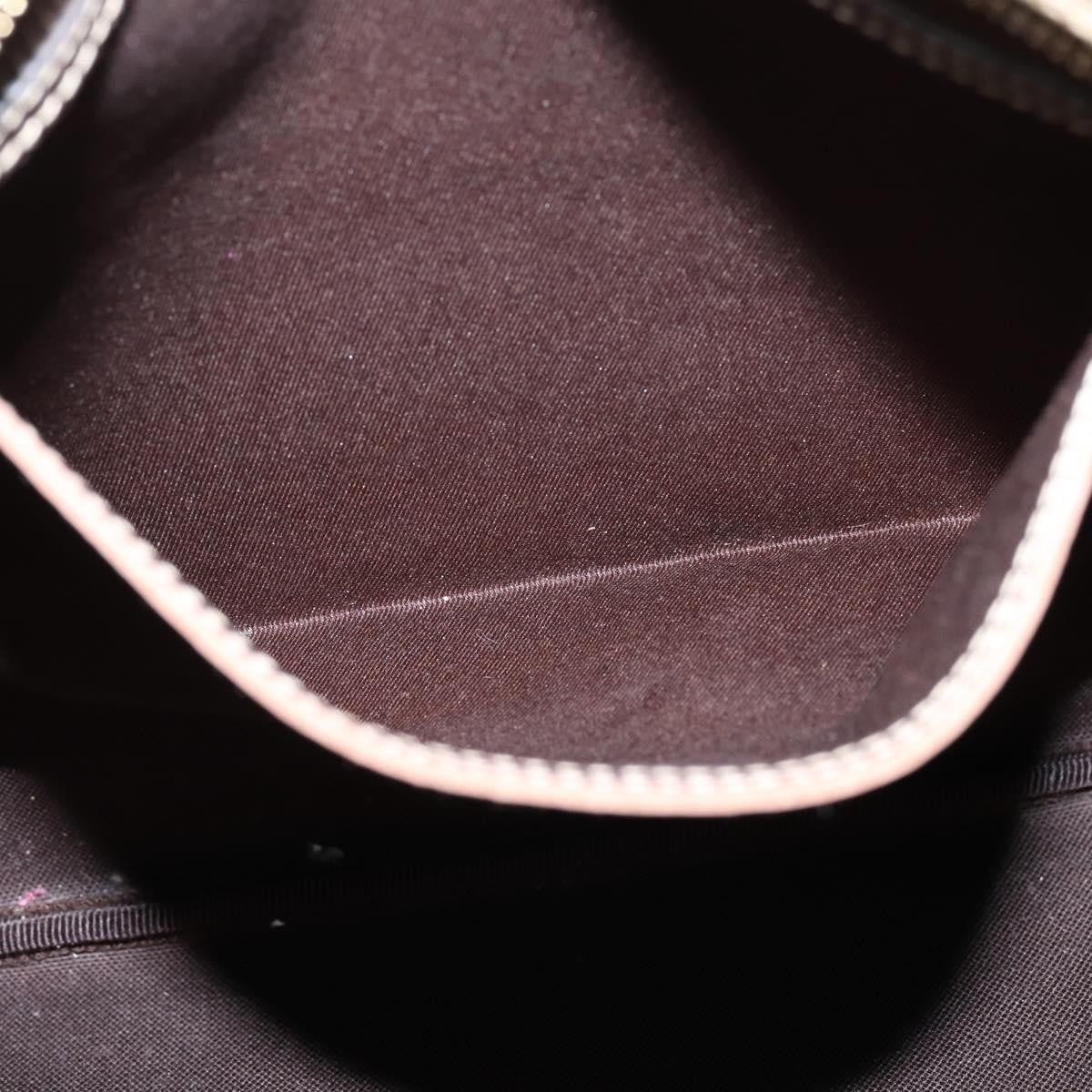 Gucci Zip Top Messenger Bag Gg Coated Canvas Beige Canvas Shoulder Bag Bag (Pre-Owned)