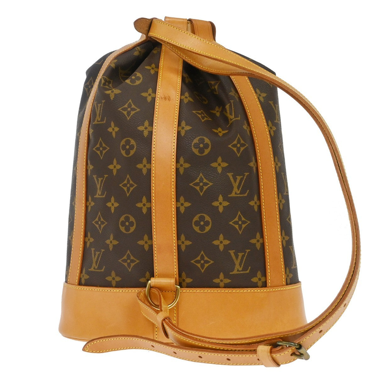 Louis Vuitton Randonnee Backpack Monogram Canvas Brown Canvas Backpack Bag (Pre-Owned)