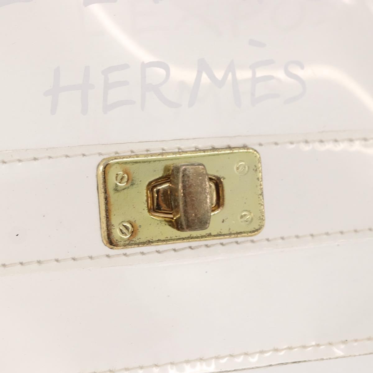Hermes Kelly Handbag Vinyl Clear Plastic Handbag (Pre-Owned)