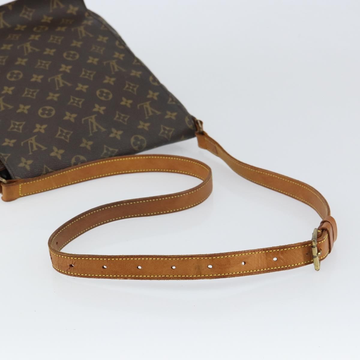 Louis Vuitton Musette Salsa Handbag Monogram Canvas Brown Canvas Shoulder Bag Bag (Pre-Owned)