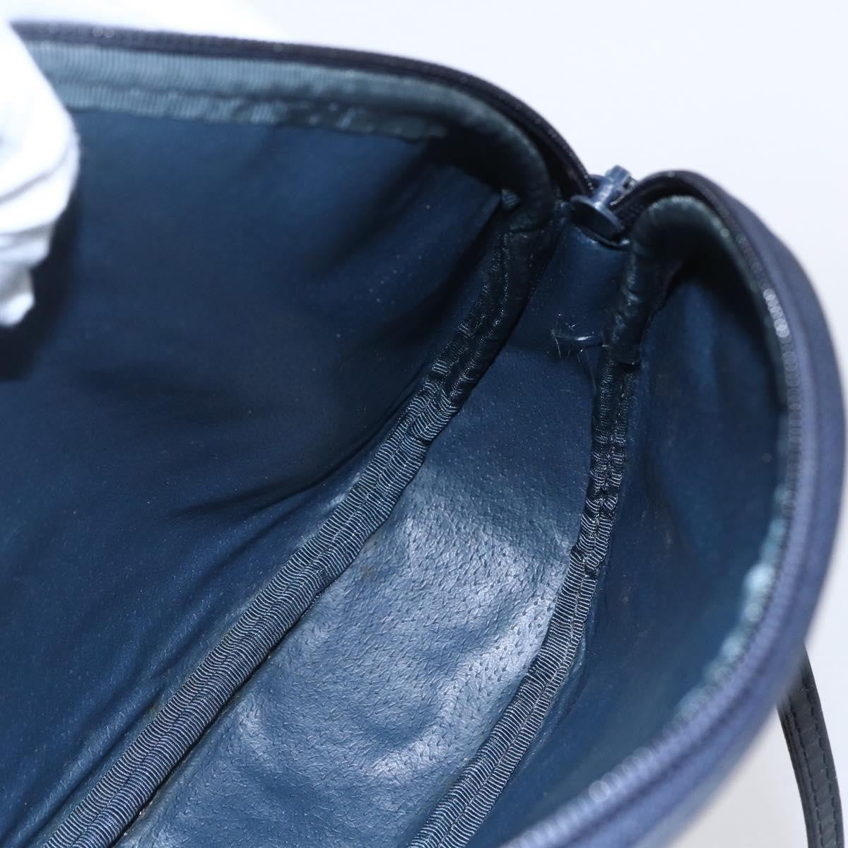 Gucci Micro Gg Supreme Shoulder Bag Gg Canvas Navy Canvas Shoulder Bag Bag (Pre-Owned)