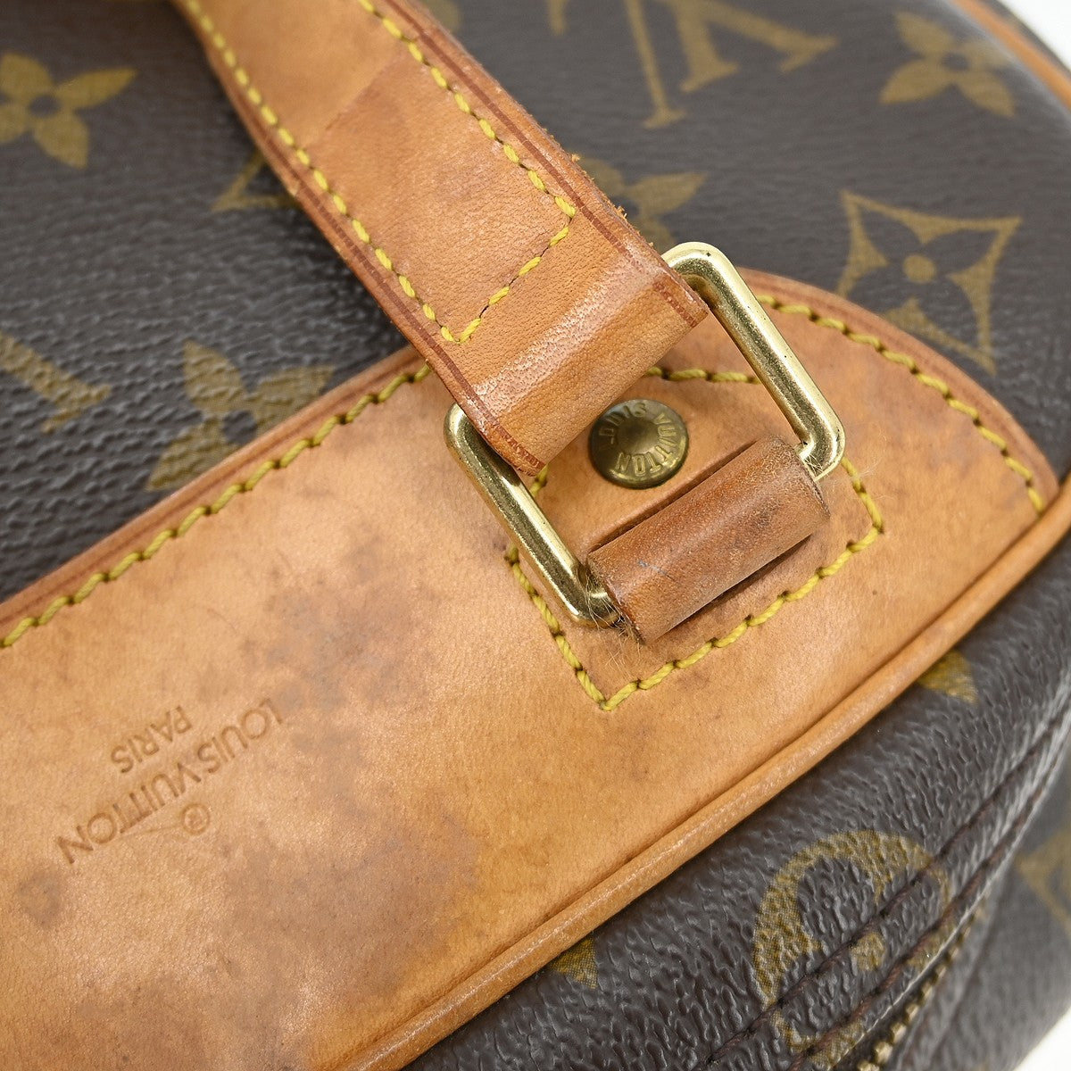 Louis Vuitton Excursion Handbag Monogram Canvas Brown Canvas Handbag (Pre-Owned)