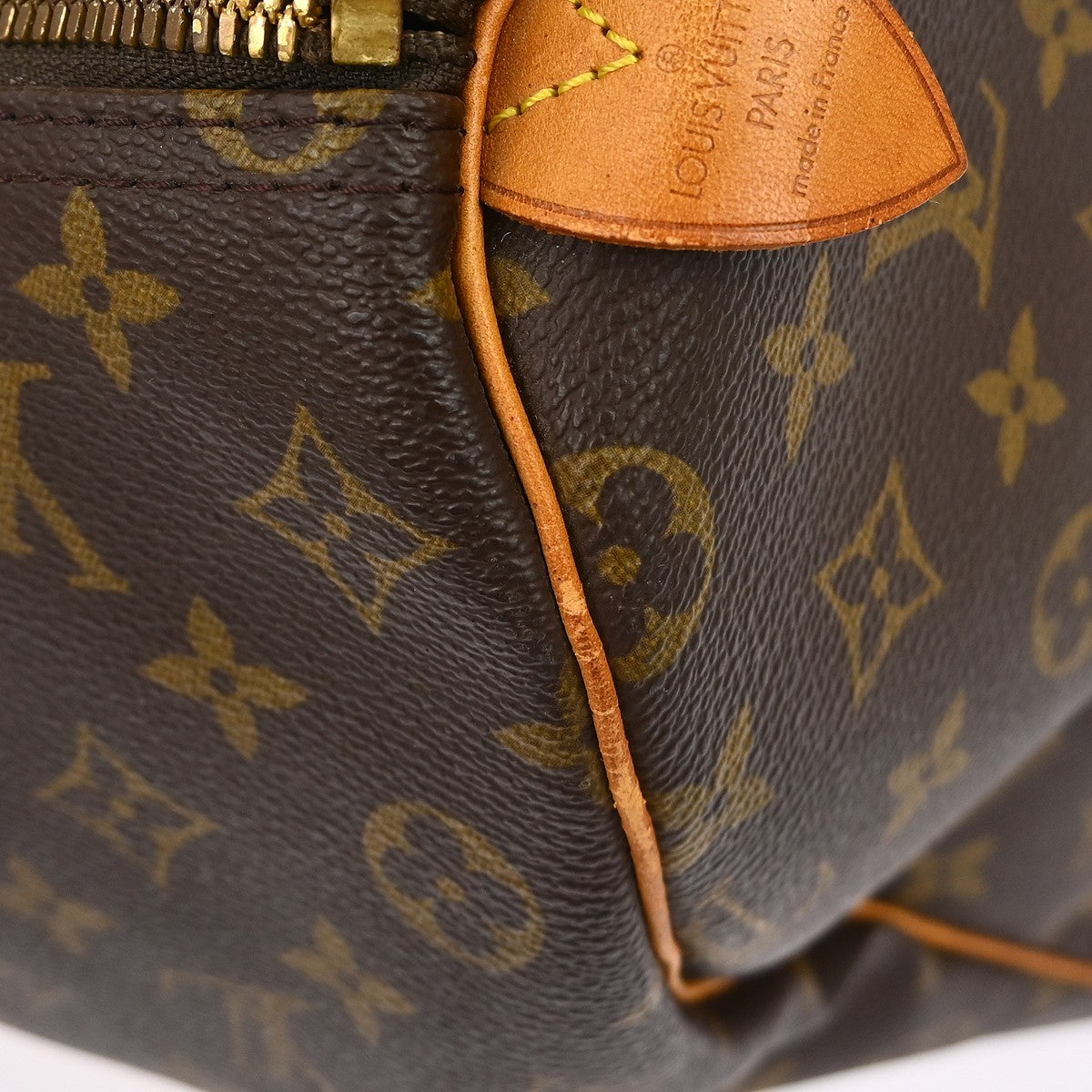 Louis Vuitton Keepall Bag Monogram Canvas Brown Canvas Travel Bag Bag (Pre-Owned)