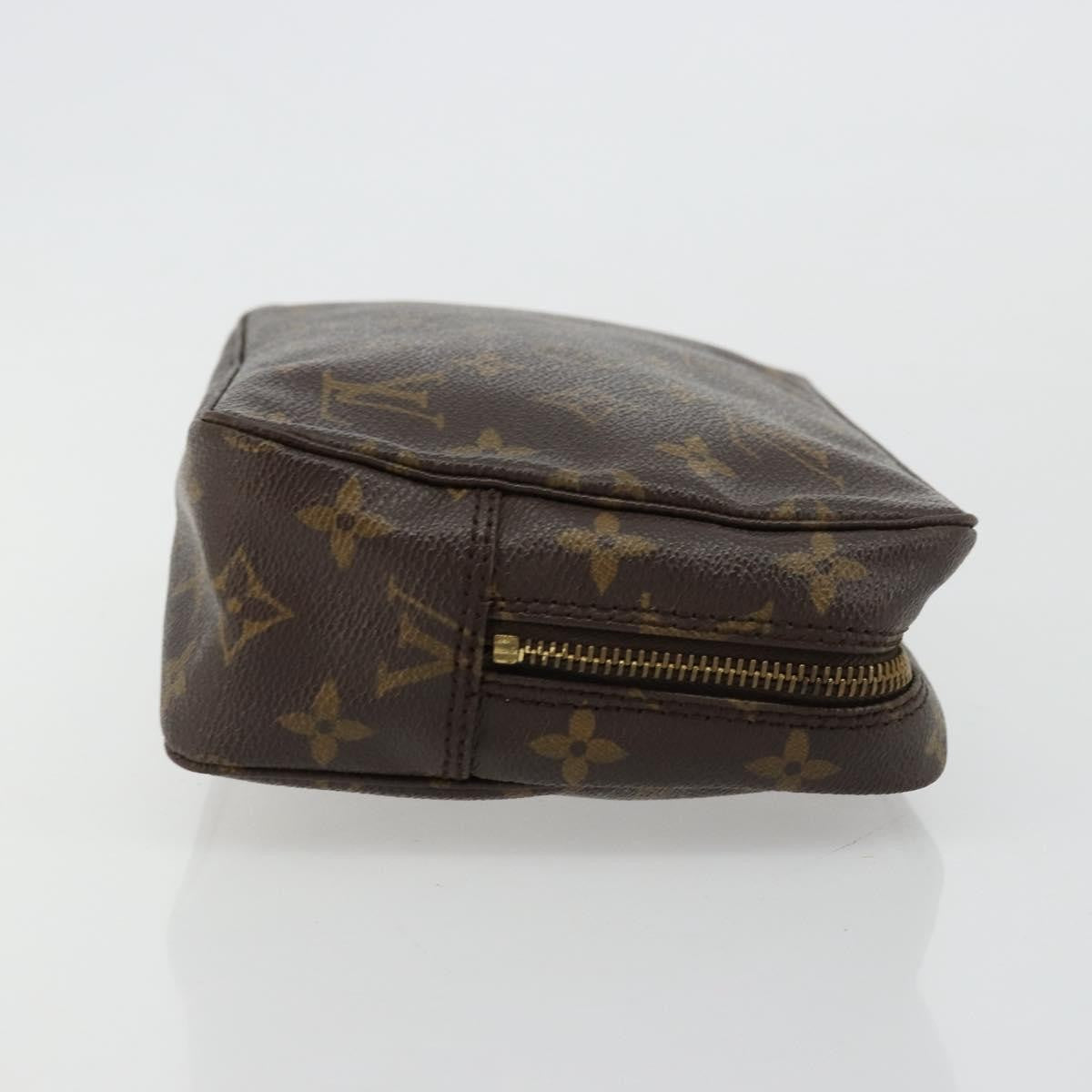 Louis Vuitton Trousse Toiletry Pouch Monogram Canvas Brown Canvas Toiletry Case Accessory (Pre-Owned)