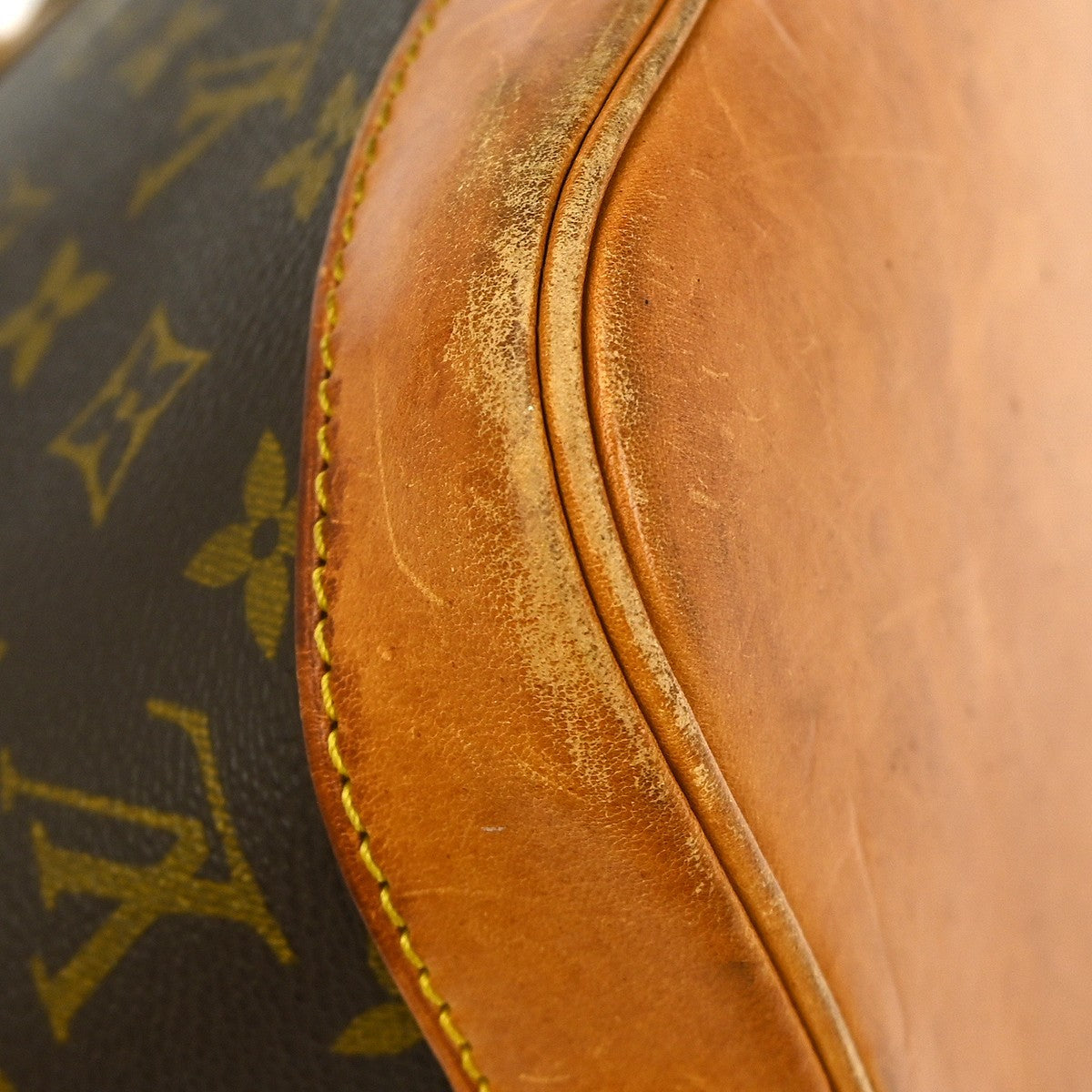 Louis Vuitton Alma Handbag Monogram Canvas Brown Canvas Handbag (Pre-Owned)