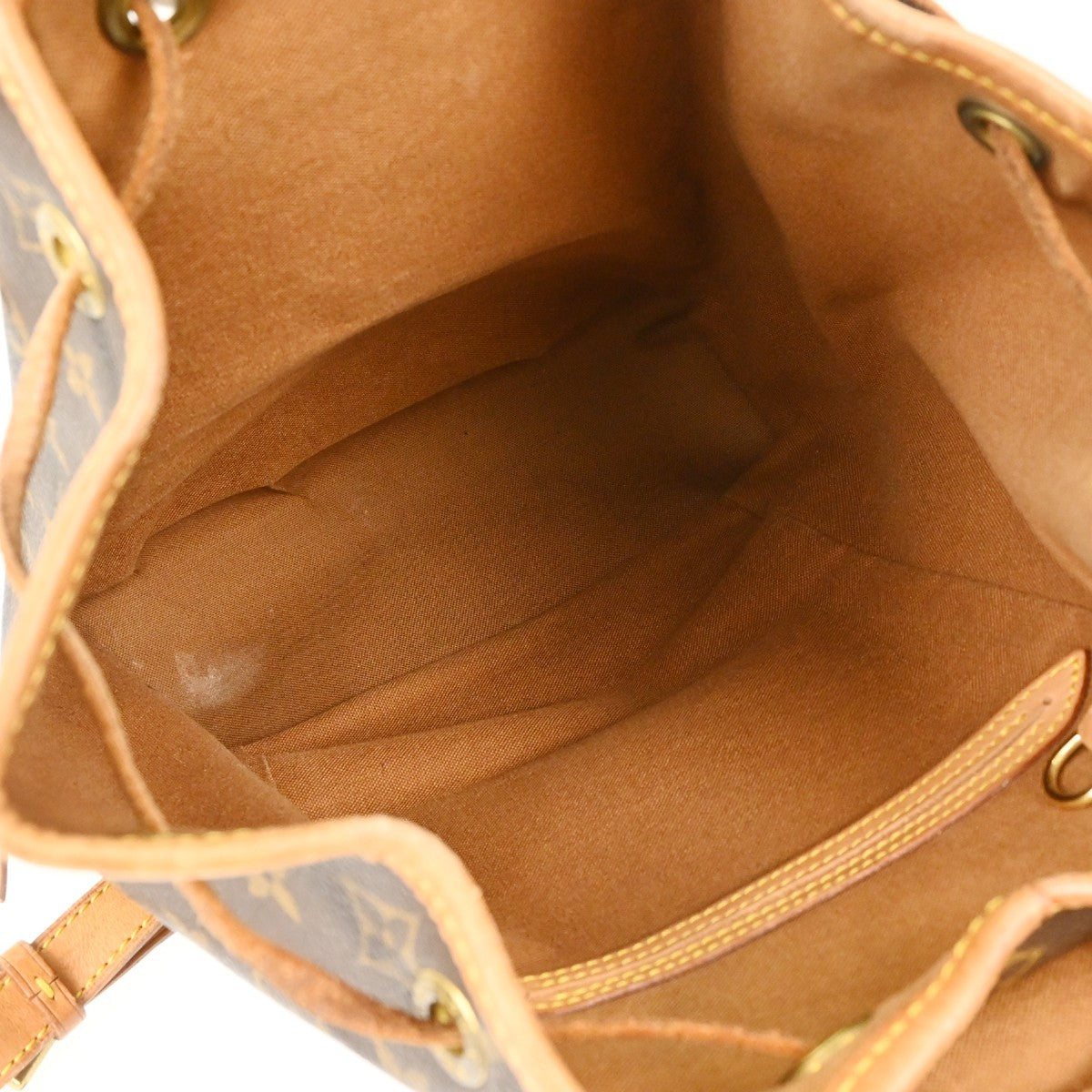Louis Vuitton Vintage Montsouris Backpack Monogram Canvas Brown Canvas Backpack Bag (Pre-Owned)