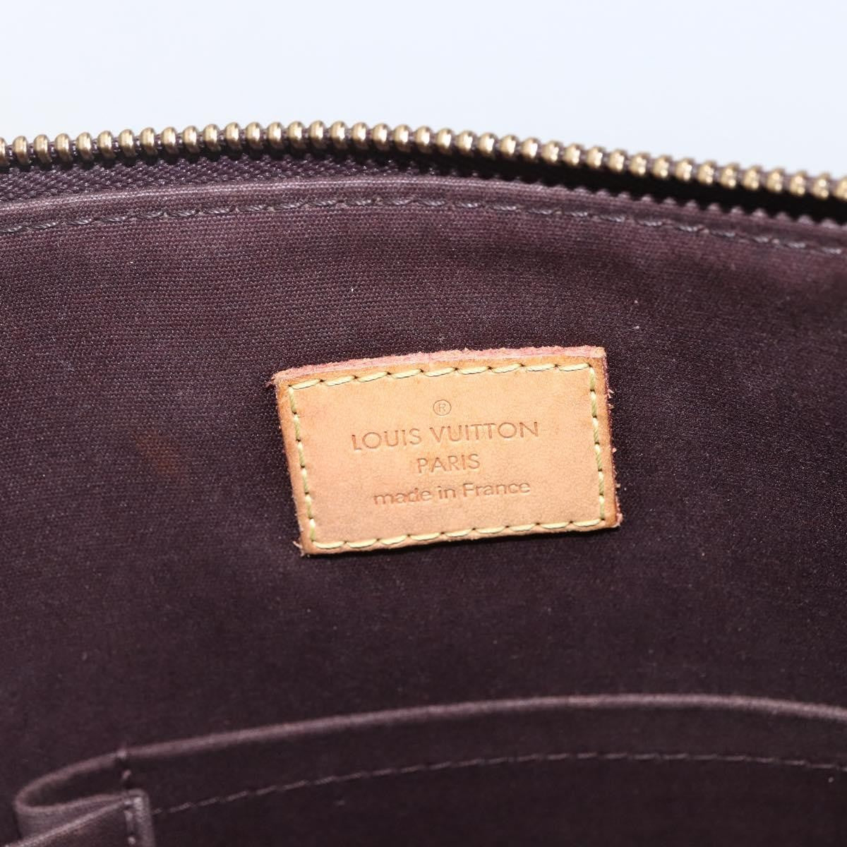 Louis Vuitton Bellevue Handbag Monogram Vernis Brown Patent_Leather Tote Bag Bag (Pre-Owned)