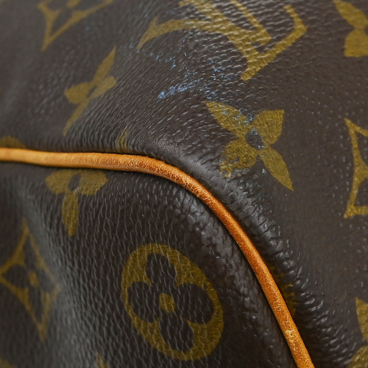 Louis Vuitton Keepall Bag Monogram Canvas Brown Canvas Travel Bag Bag (Pre-Owned)