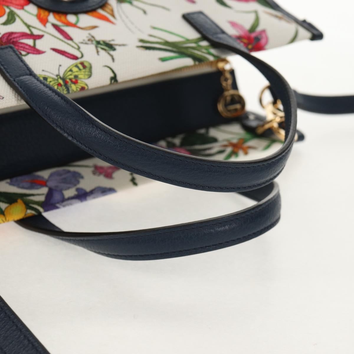 Gucci Flora Canvas Multicolour Canvas Tote Bag Bag (Pre-Owned)